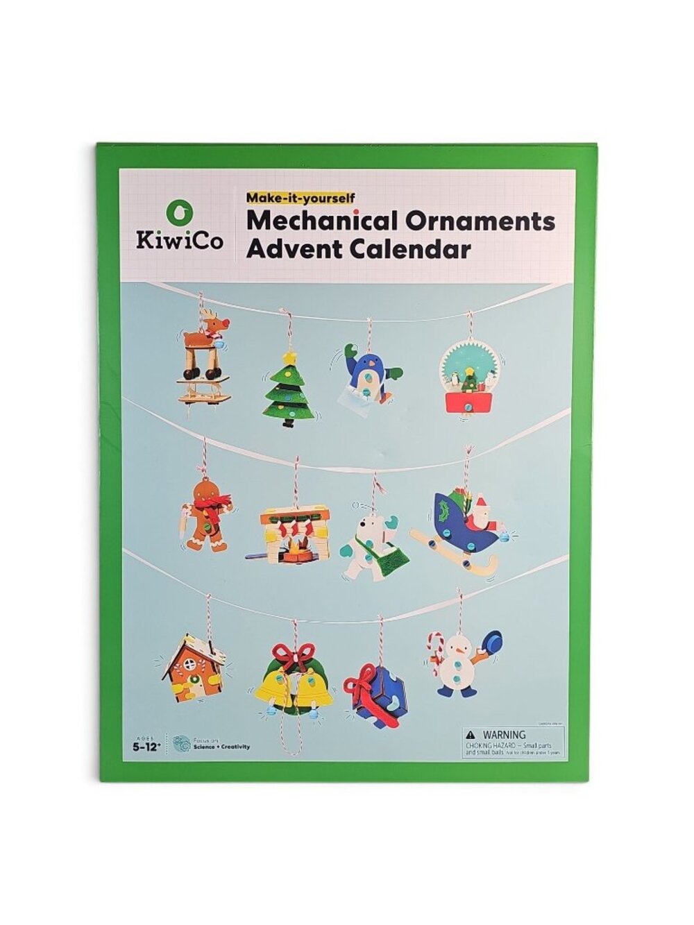 KiwiCo Mechanical Ornaments Advent Calendar DIY Christmas STEM Craft Kit